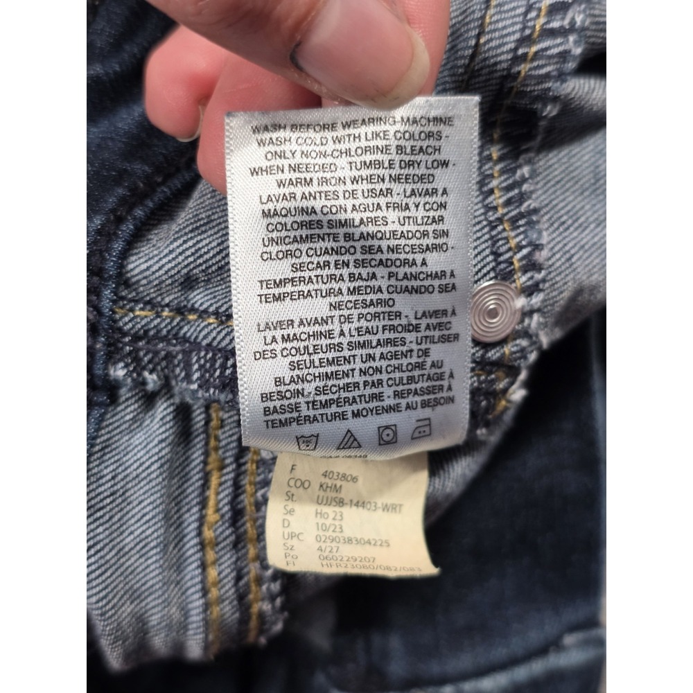 Jessica Simpson Jeans Women 4/27 Blue‎ High Rise Skinny  Denim Pants - Picture 9 of 12